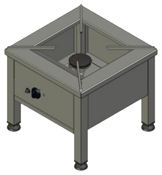 Плита-табурет газовая Вулкан HSL 02 8197 ― Официальный сайт Российских производителей промышленного оборудования