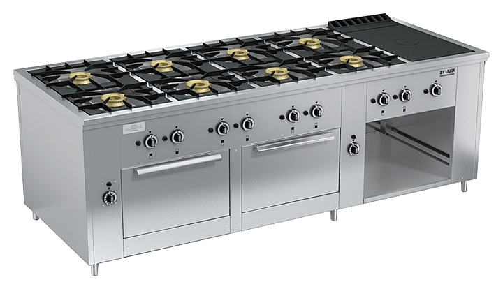 Плита газовая Вулкан ПРГ-IIA-10-1 2ДШ Maxi ― Официальный сайт Российских производителей промышленного оборудования