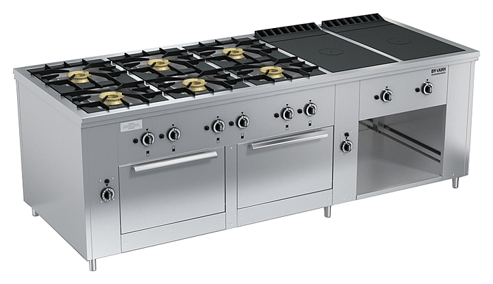Плита газовая Вулкан ПРГ-IIA-10-2 2ДШ Maxi ― Официальный сайт Российских производителей промышленного оборудования