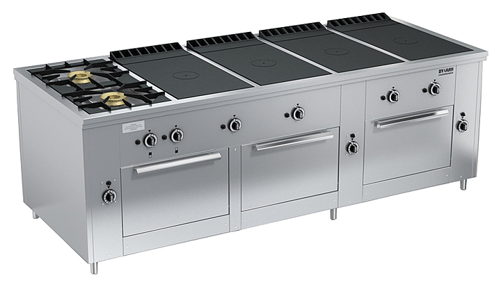 Плита газовая Вулкан ПРГ-IIA-10-4 3ДШ Maxi ― Официальный сайт Российских производителей промышленного оборудования