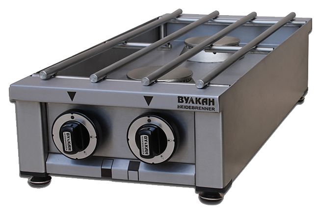 Плита газовая Вулкан ПРГ-IIA-2М Slim 822501 ― Официальный сайт Российских производителей промышленного оборудования