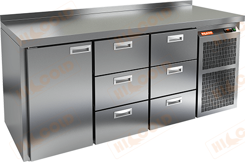 Стол охлаждаемый  HICOLD  BN 133 BR2 TN ― Официальный сайт Российских производителей промышленного оборудования