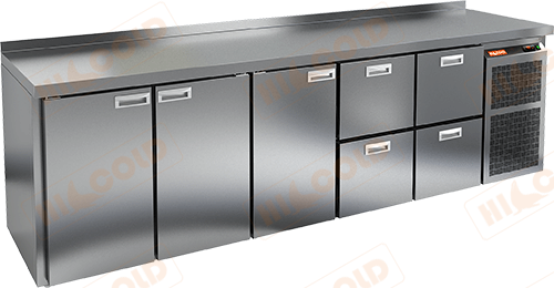 Стол охлаждаемый  HICOLD  GN 11122 BR2 TN ― Официальный сайт Российских производителей промышленного оборудования