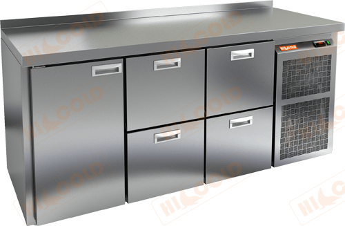 Стол охлаждаемый  HICOLD  GN 122 BR2 TN ― Официальный сайт Российских производителей промышленного оборудования