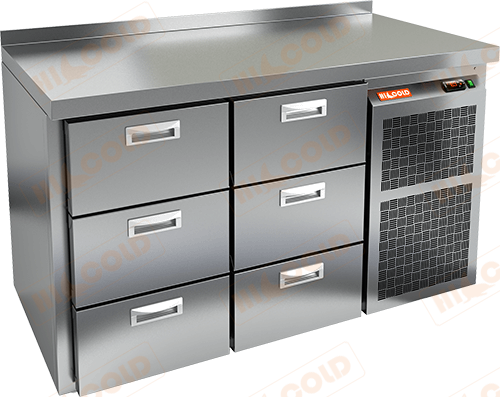 Стол охлаждаемый  HICOLD  GN 33 BR2 TN ― Официальный сайт Российских производителей промышленного оборудования