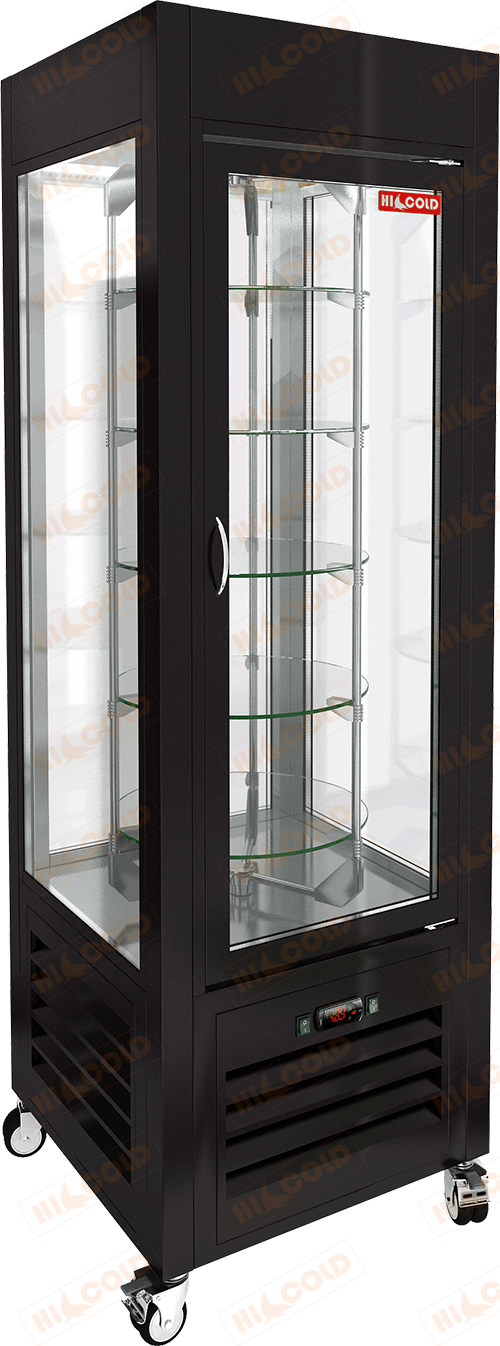 Витрина кондитерская вертикальная  HICOLD  VRC 350 R Black ― Официальный сайт Российских производителей промышленного оборудования