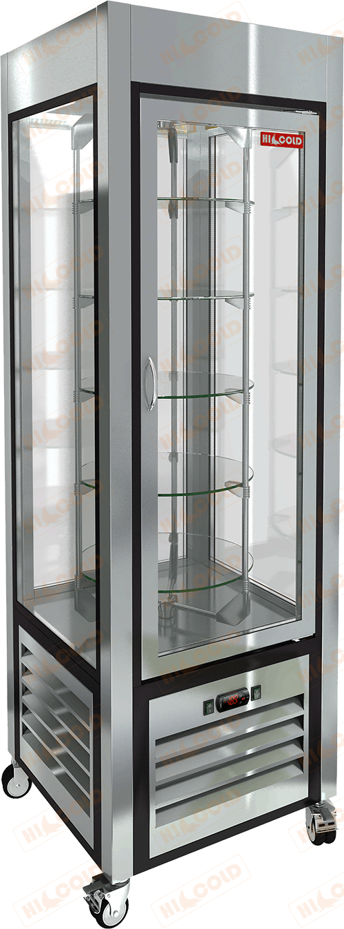 Витрина кондитерская вертикальная  HICOLD  VRC 350 R FR ― Официальный сайт Российских производителей промышленного оборудования